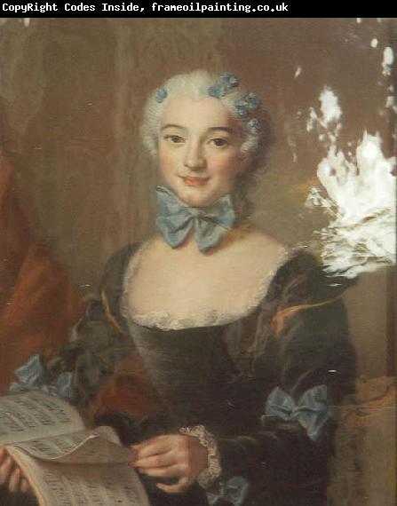 unknow artist Portrait of Mme Thiroux d'Arconville Darlus 1735
